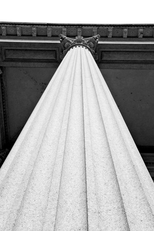 abstract old column in the  country  of europe italy and marble brick