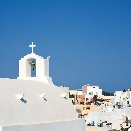 in santorini greece old construction and      the skyの写真素材