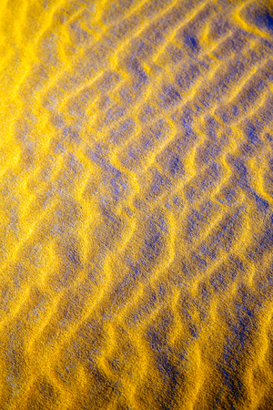 the brown sand dune in the sahara morocco desertの写真素材