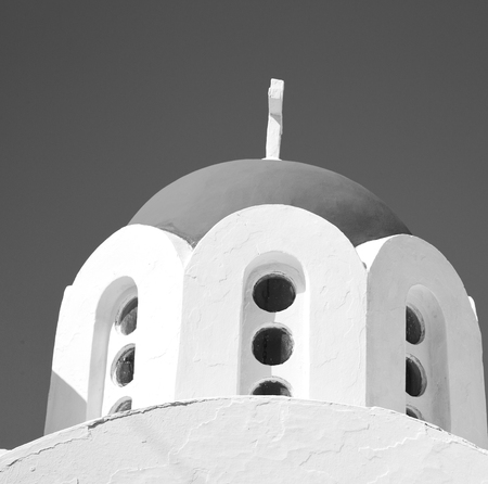 in     santorini greece old construction and      the skyの写真素材