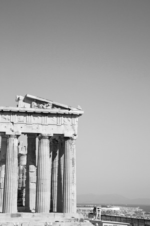in greece    the old architecture and historical place parthenon          athensの写真素材