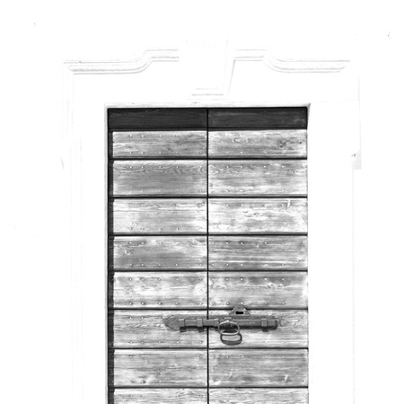 old door    in italy land europe architecture and wood the historical   gateの写真素材
