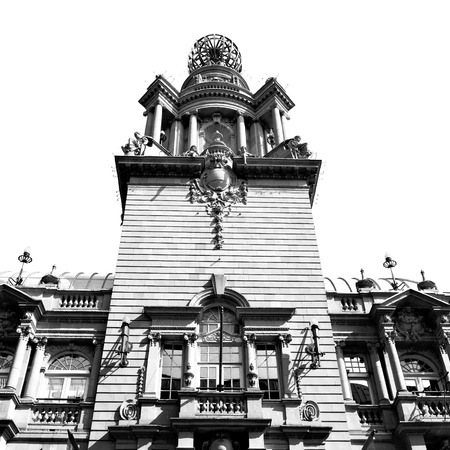 old windon in england london brick and glass the wallの写真素材