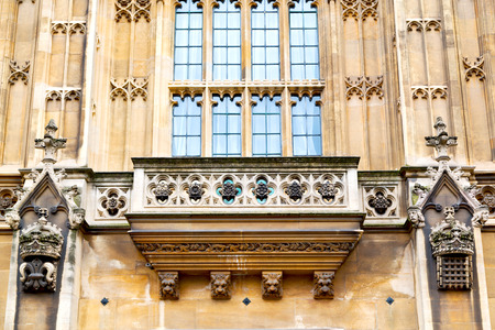 in london old historical  parliament glass    window    structure and terraceの写真素材