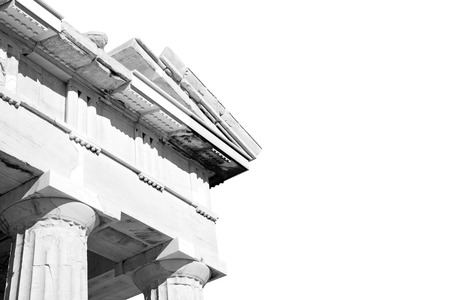 in greece the old architecture and historical place parthenon       athensの写真素材