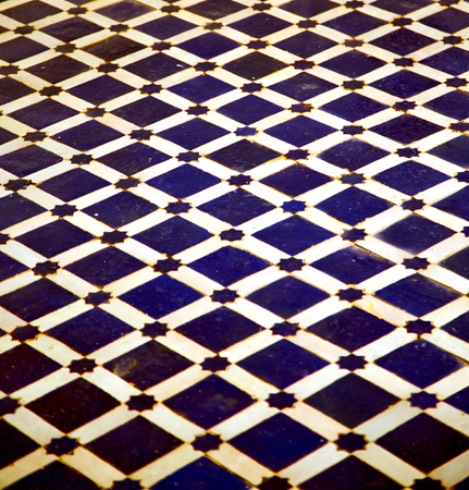 abstract morocco in africa  tile the colorated pavement   background textureの写真素材