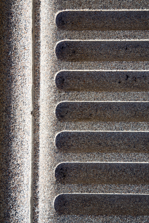 sumirago lombardy italy  varese abstract   wall of a curch broke brike pattern  and sky sunny day