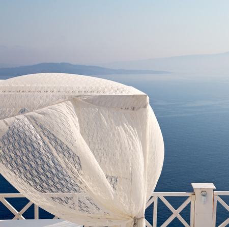 in    europe    vacation      cyclades santorini old town white and the skyの写真素材