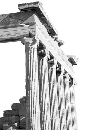 in greece    the old architecture and historical place parthenon          athensの写真素材