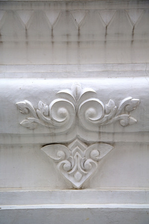 thailand  bangkok   palaces  temple   abstract    in the  concrete    brick  shadow angleの写真素材