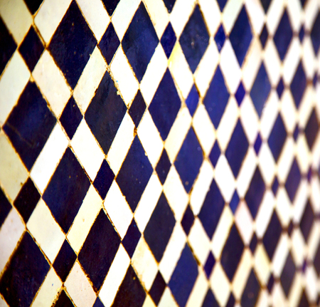 abstract morocco in africa  tile the colorated pavement   background texture