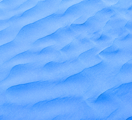 blue abstract  texture line wave in oman the old desert  and the empty quarterの写真素材