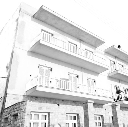 in the greece island window and door white  colors  old architectureのeditorial素材