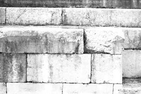 in turkey        abstract texture of a    ancien wall and ruined brickの写真素材
