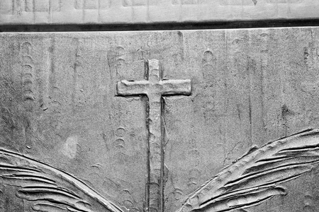 texture of a brown old door in italy europeの写真素材