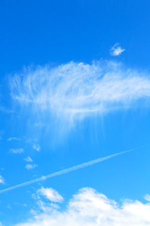 sky and empty space in oman the fluffy cloudyの写真素材