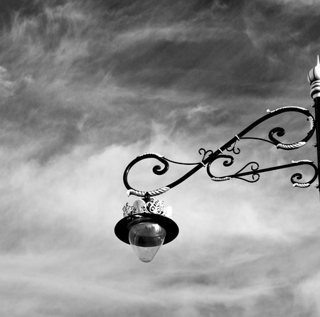 in oman     the sky of   lantern    and   abstract illuminationの写真素材