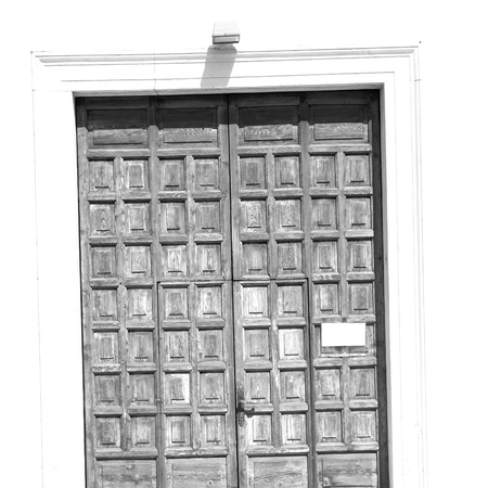 old door    in italy land europe architecture and wood the historical   gateの写真素材