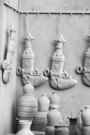 market sale manufacturing container in    oman muscat the old potteryの写真素材