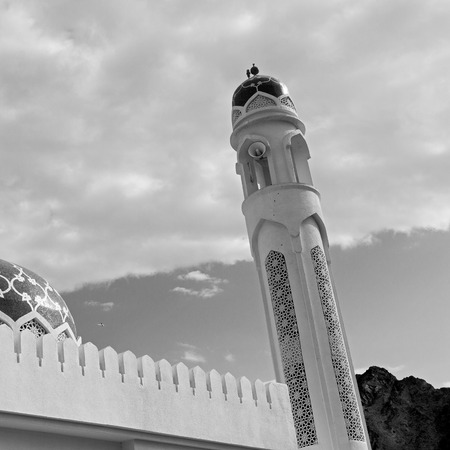 minaret and religion in clear sky in oman muscat the old mosque