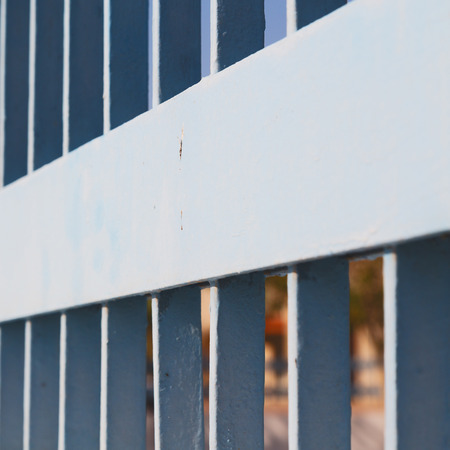 abstract  metal in europe    railing steel  and background
