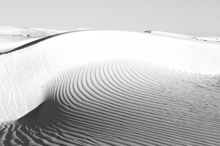 the empty quarter  and outdoor  sand  dune in oman old desert rub al khaliの写真素材