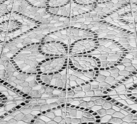 in oman abstract pavement in the old steet and colorsの写真素材