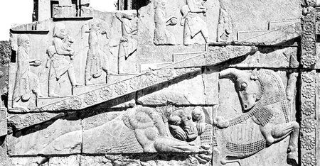 blur  in iran persepolis the old   ruins historical destination monuments and ruinの写真素材