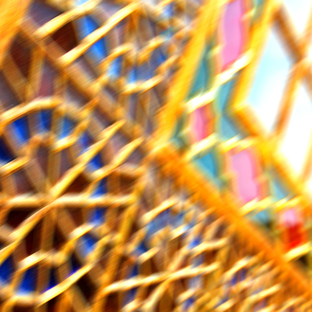 in iran blur colors from the windows the old mosque traditional scenic lightの写真素材