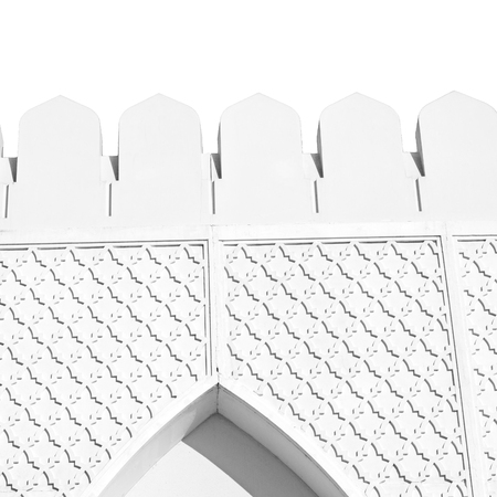 in oman the wall of big muscat mosque abstract background and antiqueの写真素材