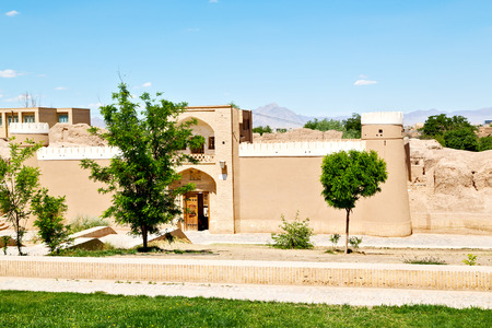 in iran antique palace and  caravanserai old contruction for travel peopleのeditorial素材