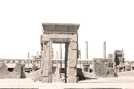 blur  in iran persepolis the old  ruins historical destination monuments and ruinの写真素材