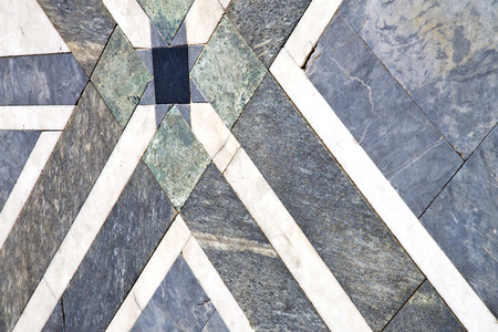 busto arsizio  street lombardy italy  varese abstract   pavement of a curch and marbleの写真素材