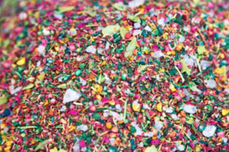 blur  in iran bazaar  old market spice ingredient for food exotic herbの写真素材