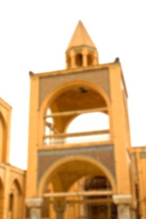 blur in iran the old building   antique tradition monastery temple religionの写真素材