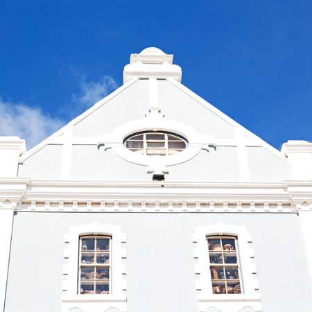 blur  in  south africa  cape town antique muslim quarter historic villageの写真素材