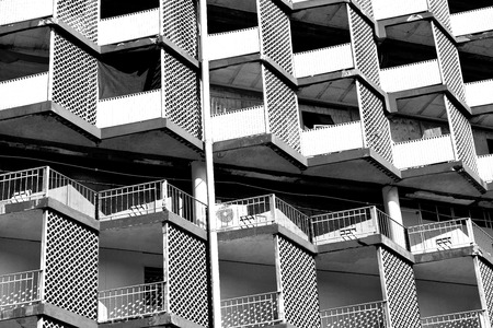 blur  in south africa old  terrace  in city center like abstract background