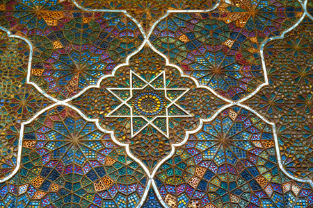 blur in iran abstract texture of the  religion  architecture mosque roof persian history