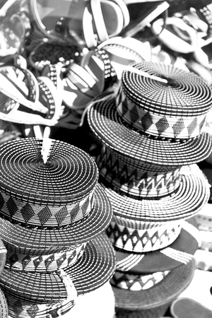 blur in south africa close up of the colored hat  like   texture backgroundの写真素材