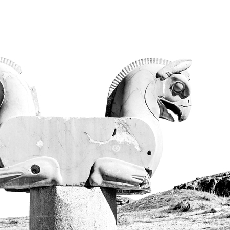 blur  in iran persepolis the old   ruins historical destination monuments and ruinの写真素材