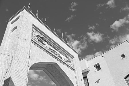 blur in iran the antique  royal  house incision and historic placeのeditorial素材