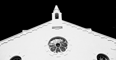 blur  in south africa old  church  in city center of reinet graaf and religion building