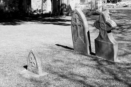 blur  in  south africa  cape town antique  grave cemetery cross stone and grassのeditorial素材