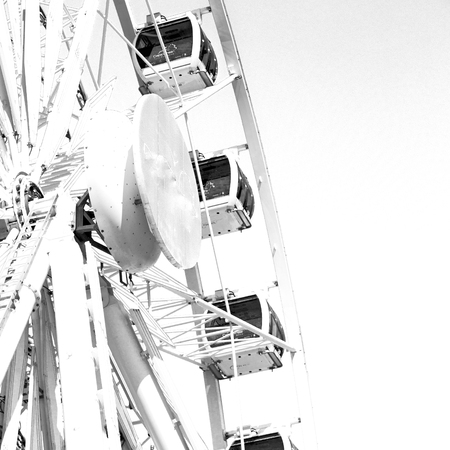 in south africa close up of the blur ferris weel  texture background and skyのeditorial素材