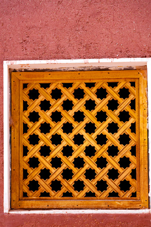 blur in iran old   window  near the mosque and antique constructionの写真素材