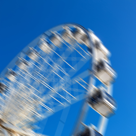 in south africa close up of the blur ferris weel  texture background and skyの写真素材
