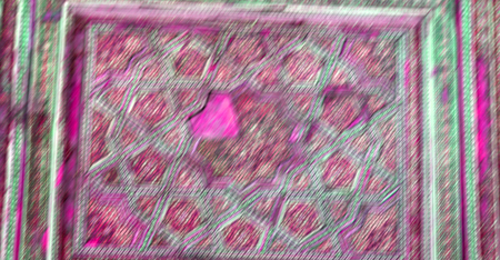 blur in iran abstract texture of the  religion  architecture mosque roof persian historyの写真素材