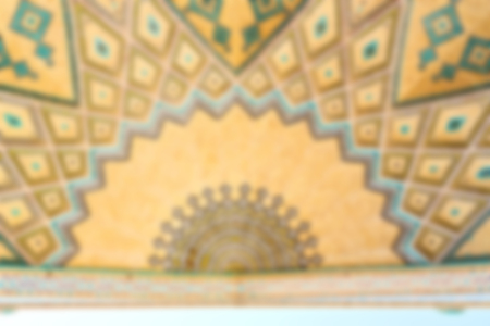 blur in iran abstract texture of the  religion  architecture mosque roof persian history