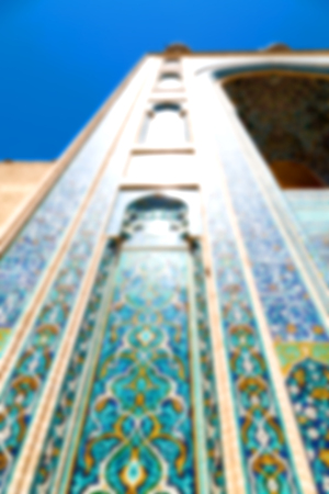 in iran  blur  islamic mausoleum old   architecture mosque mosaicの写真素材