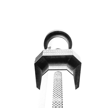 minaret and religion in clear sky in oman muscat the old mosqueの写真素材